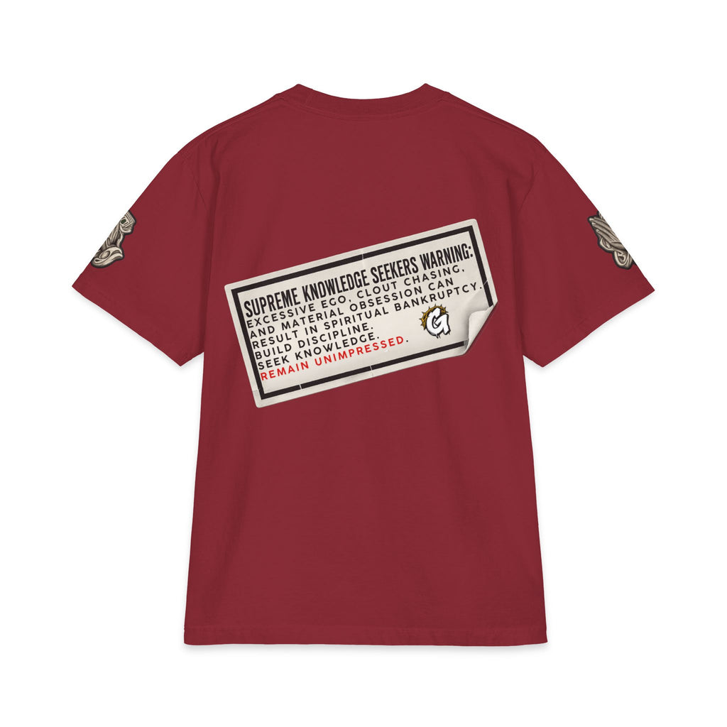 $UPREME KNOWLEDGE Tee -  Heavyweight Short Sleeve