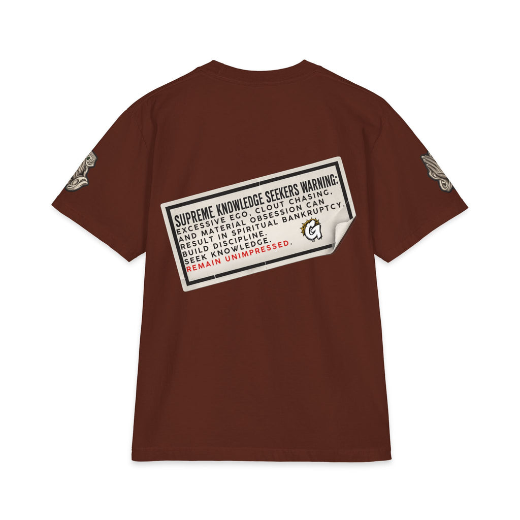 $UPREME KNOWLEDGE Tee -  Heavyweight Short Sleeve