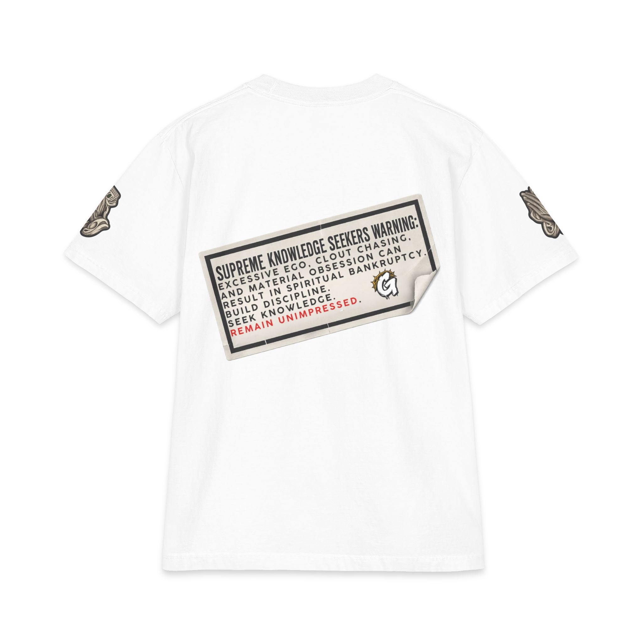 $UPREME KNOWLEDGE Tee -  Heavyweight Short Sleeve