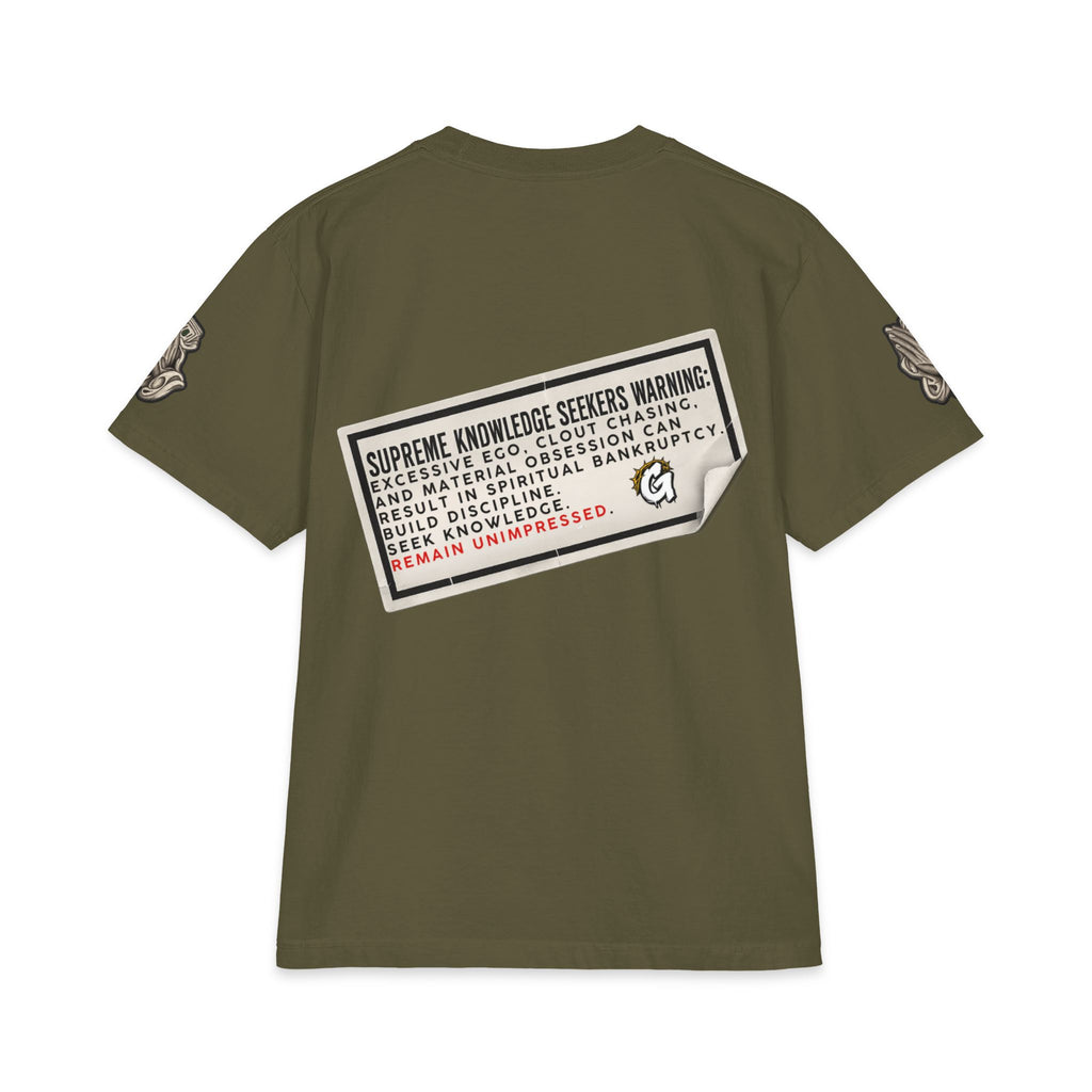 $UPREME KNOWLEDGE Tee -  Heavyweight Short Sleeve