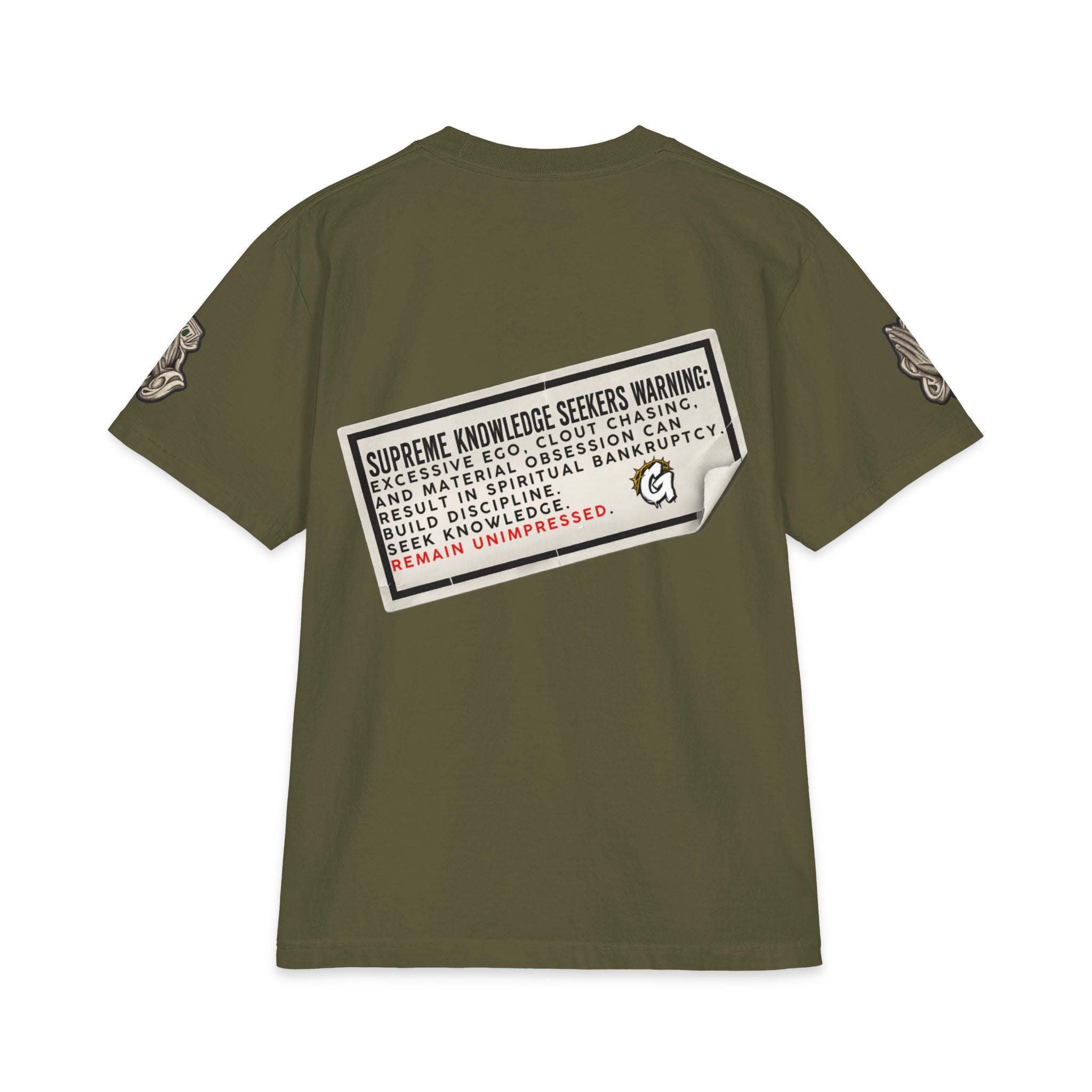 $UPREME KNOWLEDGE Tee -  Heavyweight Short Sleeve